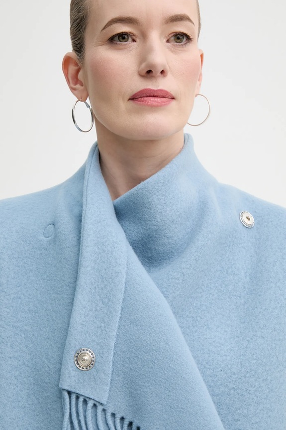 IRO cappotto in lana WP137RICKY blu