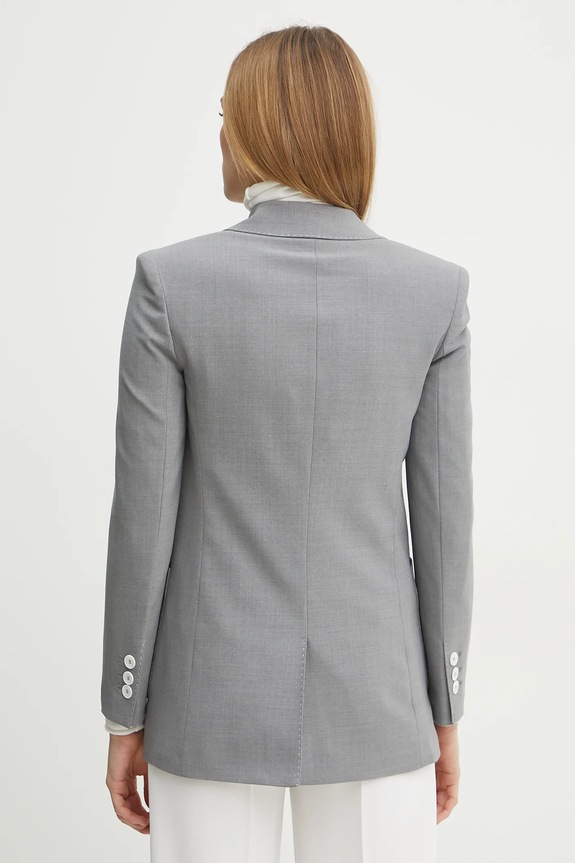 Abbigliamento Luisa Spagnoli blazer con aggiunta di lana 541870 grigio