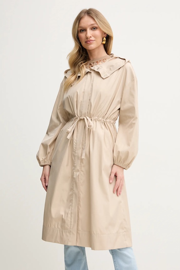 Парка Marella Emme by Marella з капюшоном бежевий 2515021091