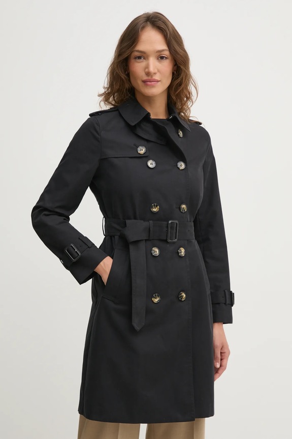 Sisley trench non isolato nero 2KVRLN05E
