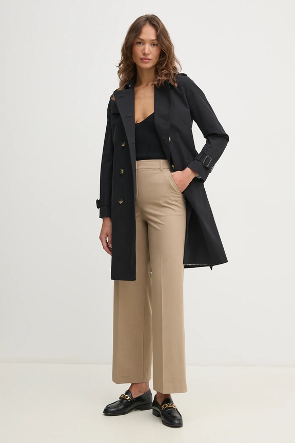 Sisley trench 2KVRLN05E nero SS25