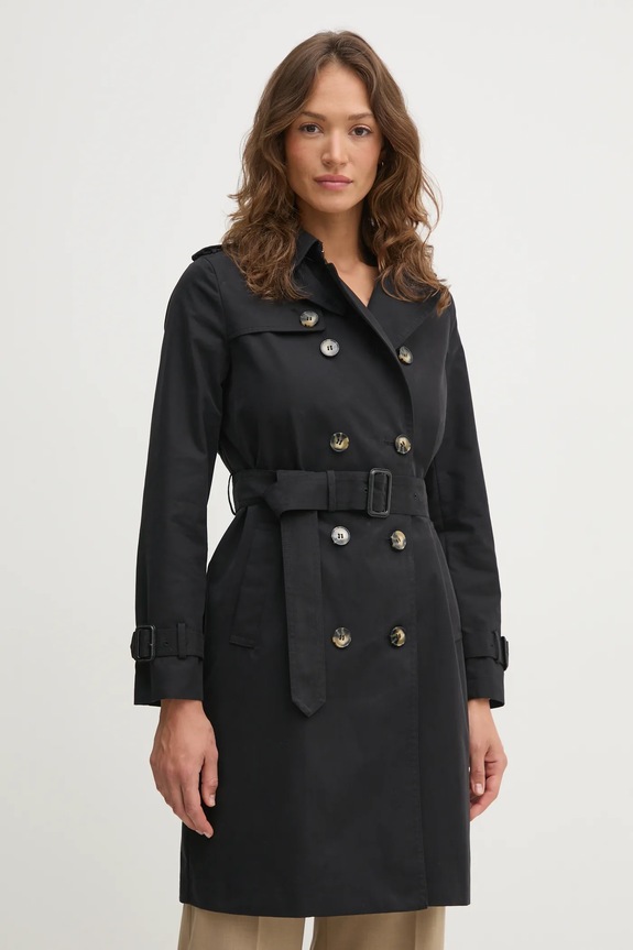 Sisley trench nero 2KVRLN05E