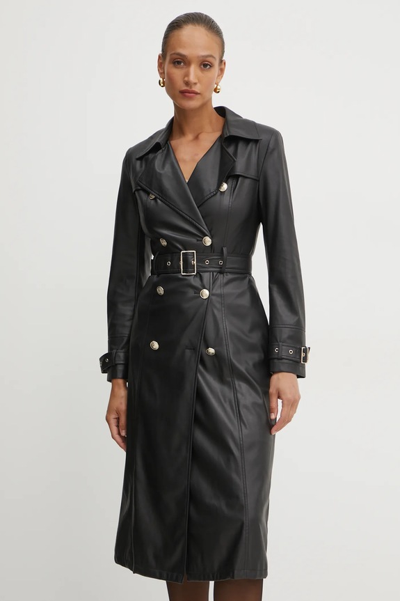 Trench kabát Marciano by Guess CAMILLE nezateplené černá 5RGL05.7114A