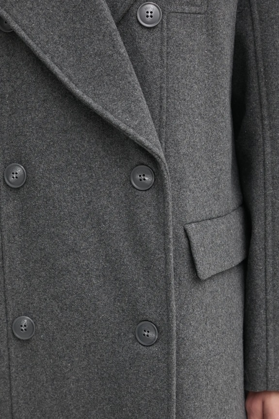 Plašč s primesjo volne Gestuz 10909787