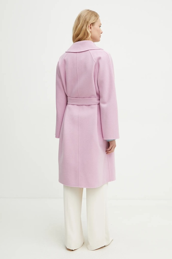 Abbigliamento Weekend Max Mara cappotto in lana 2515011011600 rosa