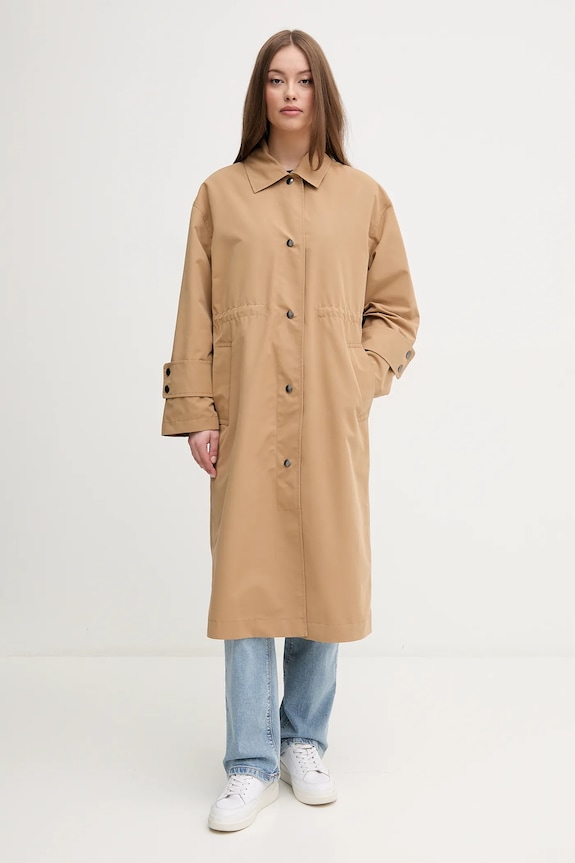Bunda United Colors of Benetton oversize béžová 241XDN07I