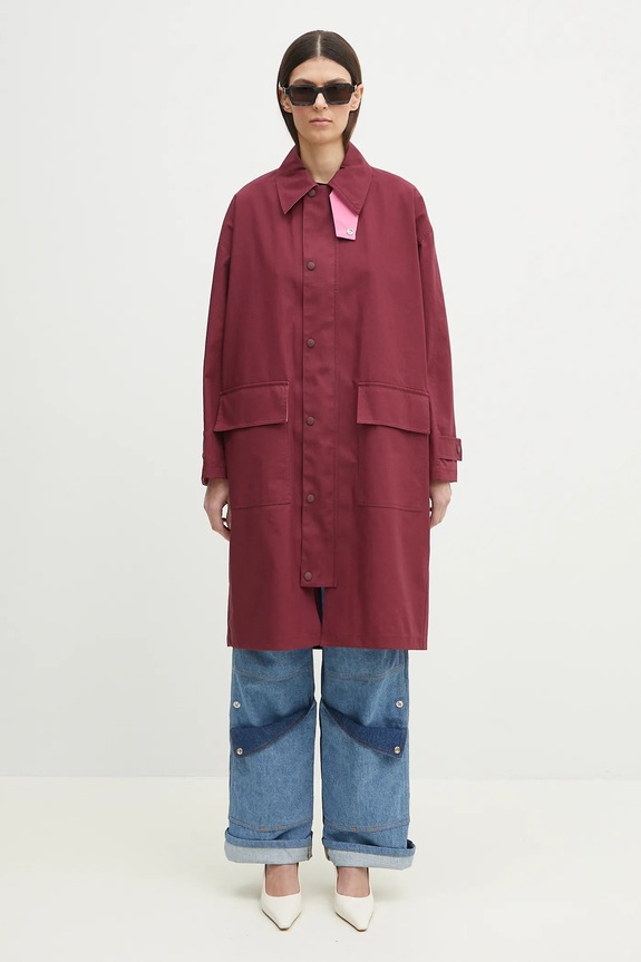 Kenzo płaszcz bawełniany FF52OU1439OU.24