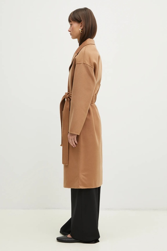 Vlněný kabát Anine Bing Dylan Coat A.01.4001 hnědá AA00