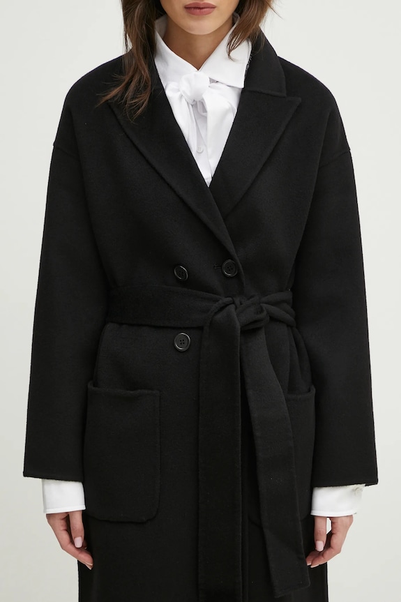 Anine Bing wool coat Dylan Coat black A.01.4001