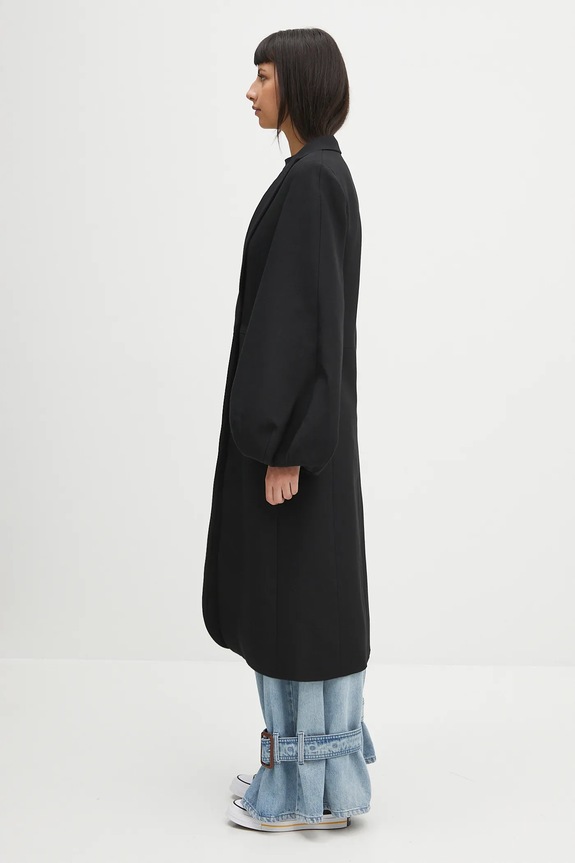 JW Anderson coat Balloon Sleeve CO0329.PG1679.999 black SS25