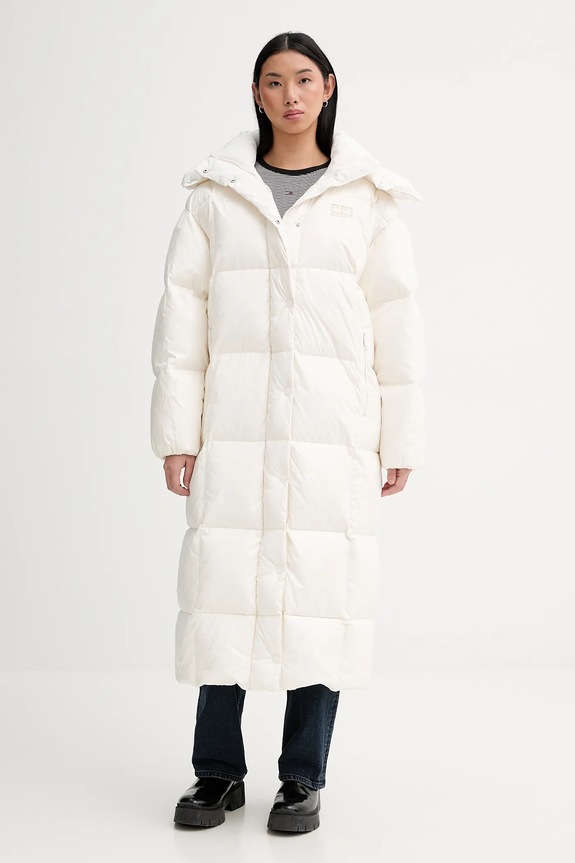 Tommy Jeans kurtka puchowa pozostałe beżowy DW0DW21615