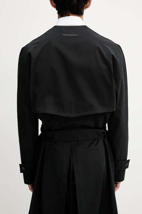MM6 Maison Margiela płaszcz SH0AA0009 czarny