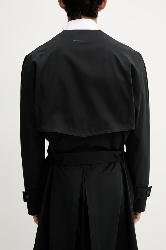 Παλτό MM6 Maison Margiela SH0AA0009 μαύρο