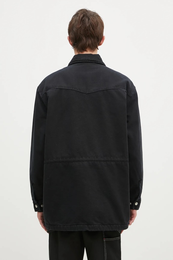 Одежда Джинсовая куртка Carhartt WIP OG Santa Fe I034314.00E4O чёрный