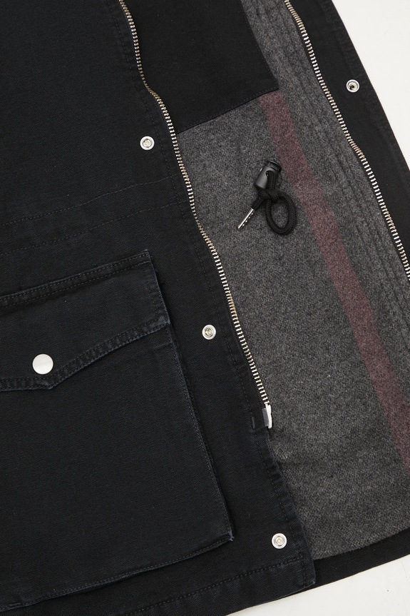 Джинсовая куртка Carhartt WIP OG Santa Fe I034314.00E4O чёрный