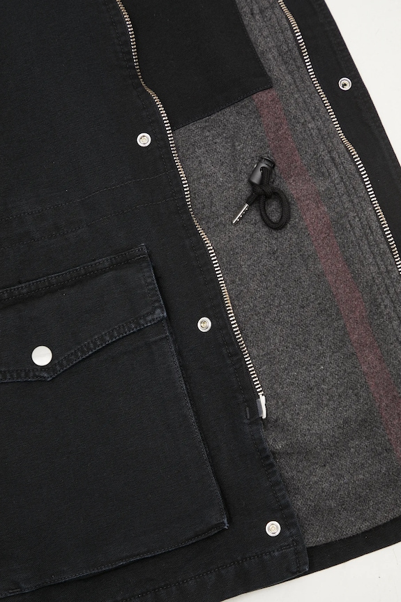 Джинсовая куртка Carhartt WIP OG Santa Fe I034314.00E4O чёрный