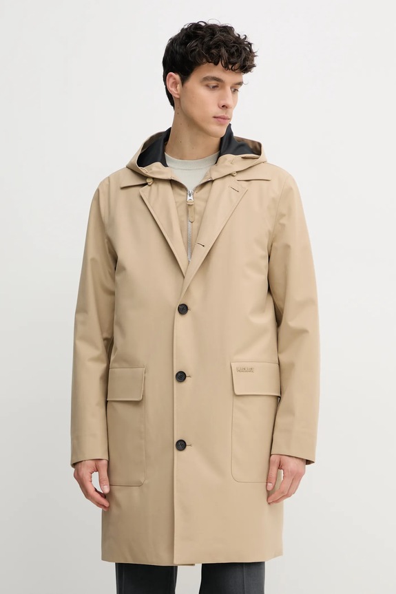 MACKAGE płaszcz puchowy pozostałe beżowy MATHIAS