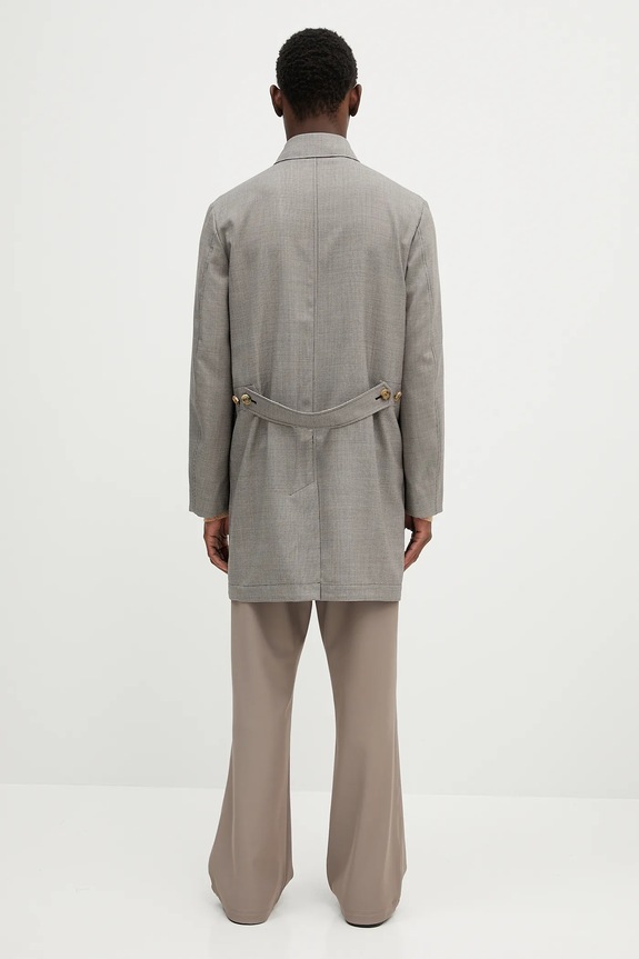 Одяг Вовняне пальто Paul Smith M1R.443Z.P02631 сірий