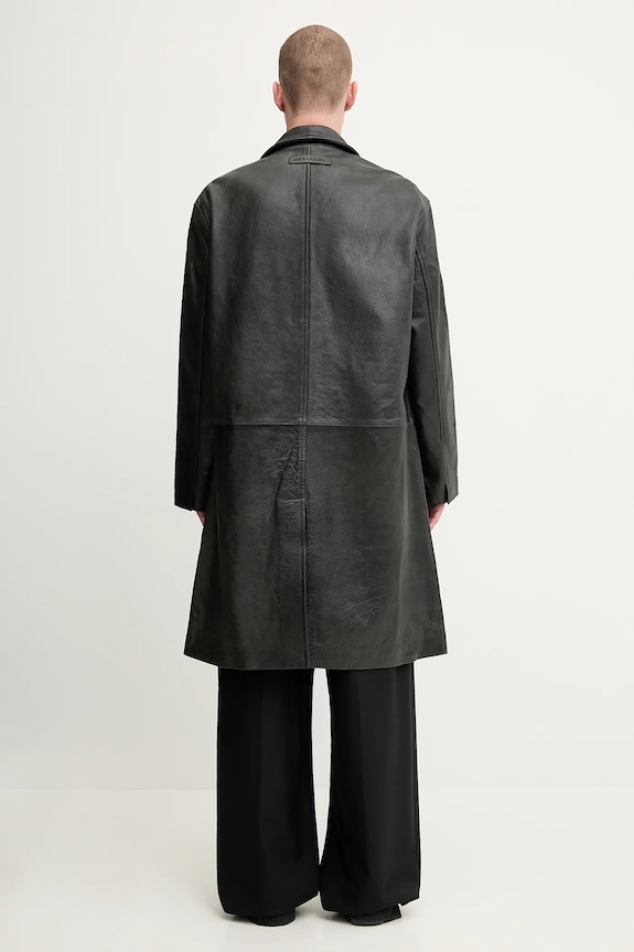 Одежда Кожаный плащ 1017 ALYX 9SM Vintage leather AAMOU0547LE01 чёрный