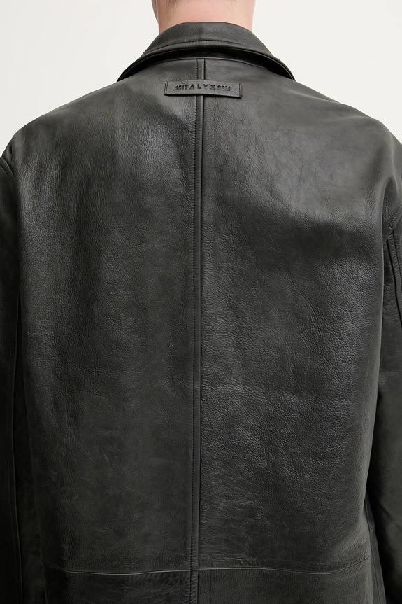 Кожаный плащ 1017 ALYX 9SM Vintage leather AAMOU0547LE01 чёрный