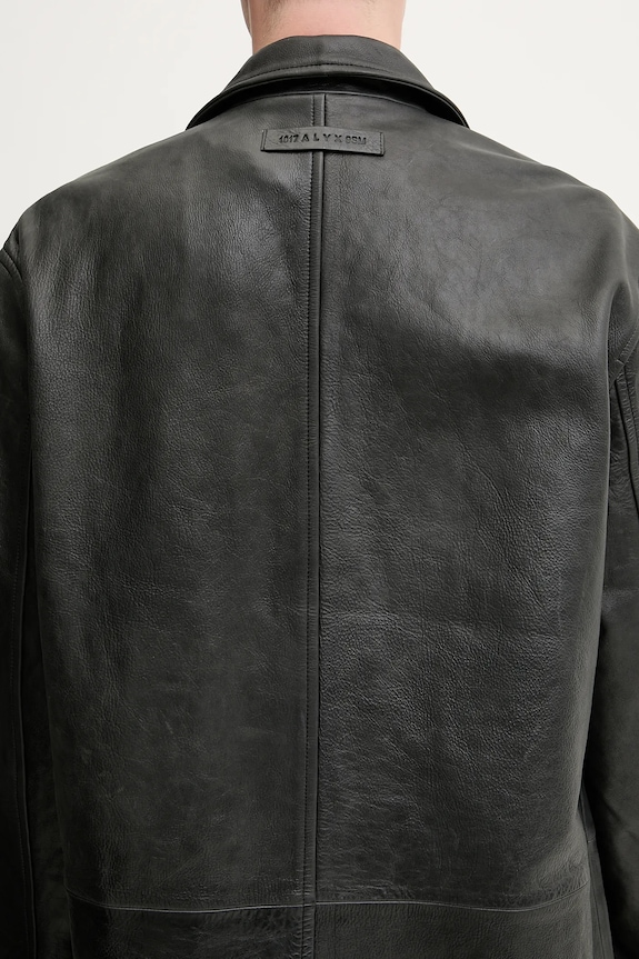 Кожаный плащ 1017 ALYX 9SM Vintage leather AAMOU0547LE01 чёрный