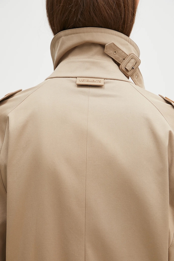 VETEMENTS trench Double Trench UA66CO400S