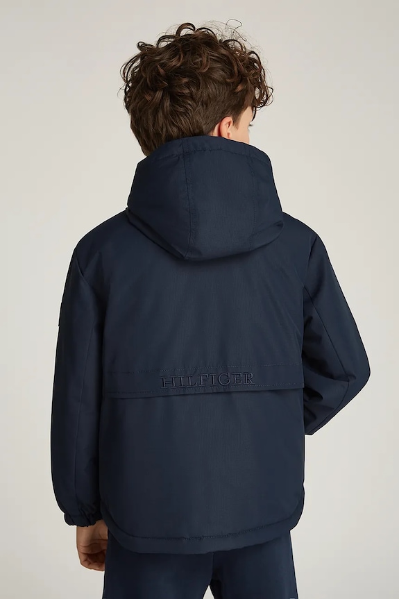 Chłopiec Tommy Hilfiger kurtka dziecięca KB0KB09365.98.122.PPYA granatowy