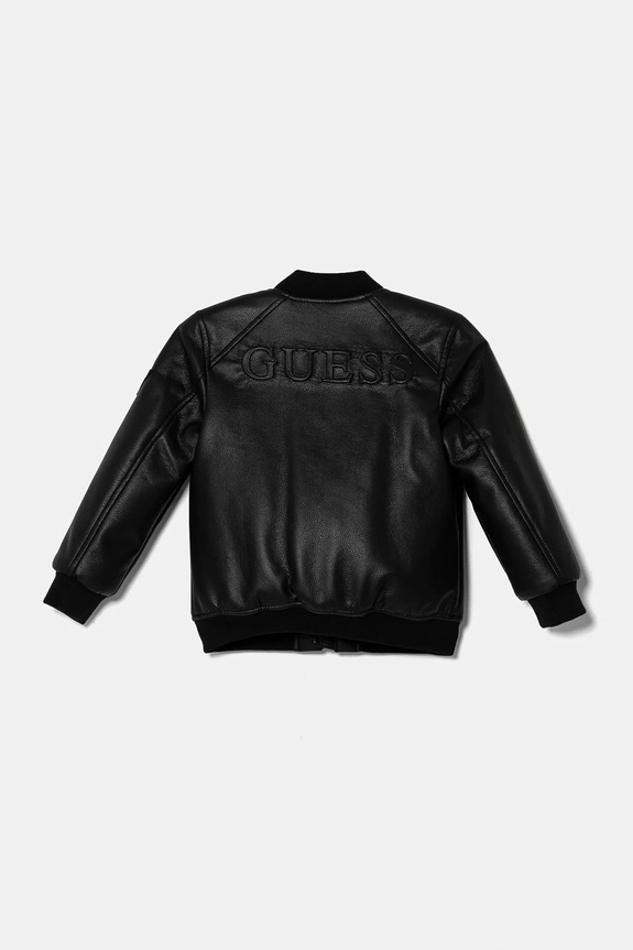Детско яке бомбър Guess N5RL08.WH2J0.PPYA черен SS25