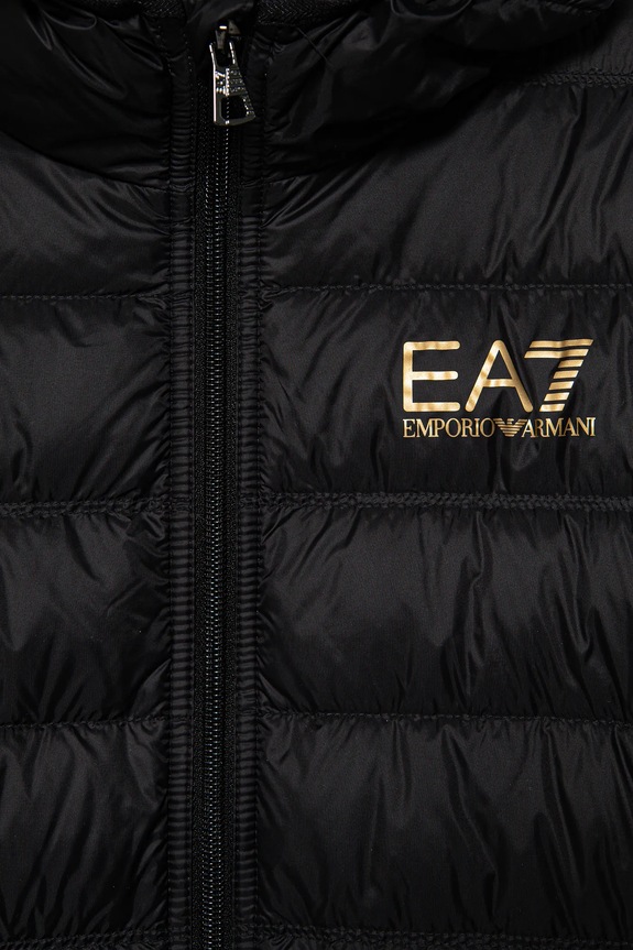 Хлопчик Дитяча пухова куртка EA7 Emporio Armani 7B000035.AF12477 чорний