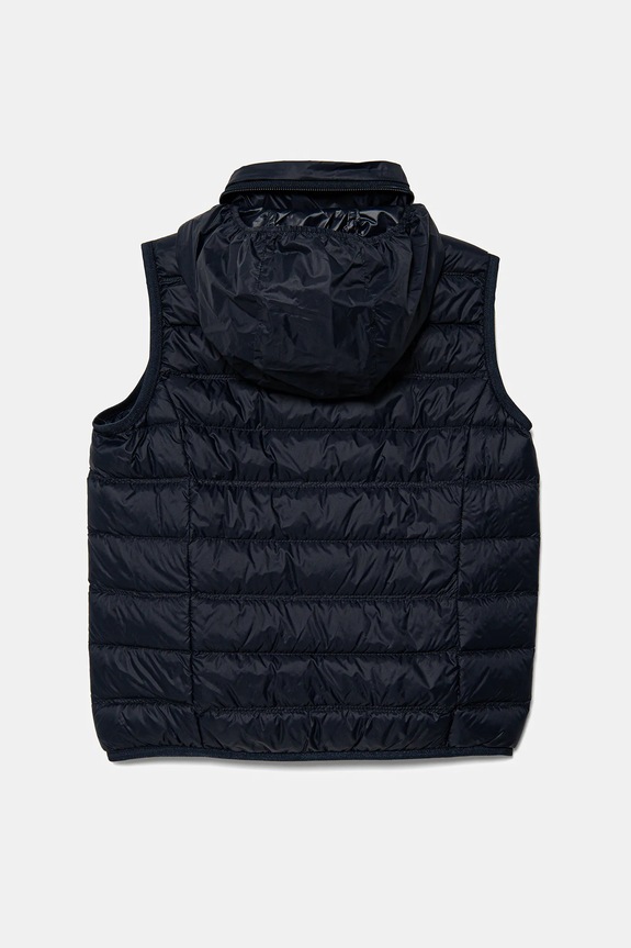 Dětská péřová vesta EA7 Emporio Armani 7B000034.AF12477 námořnická modř SS25