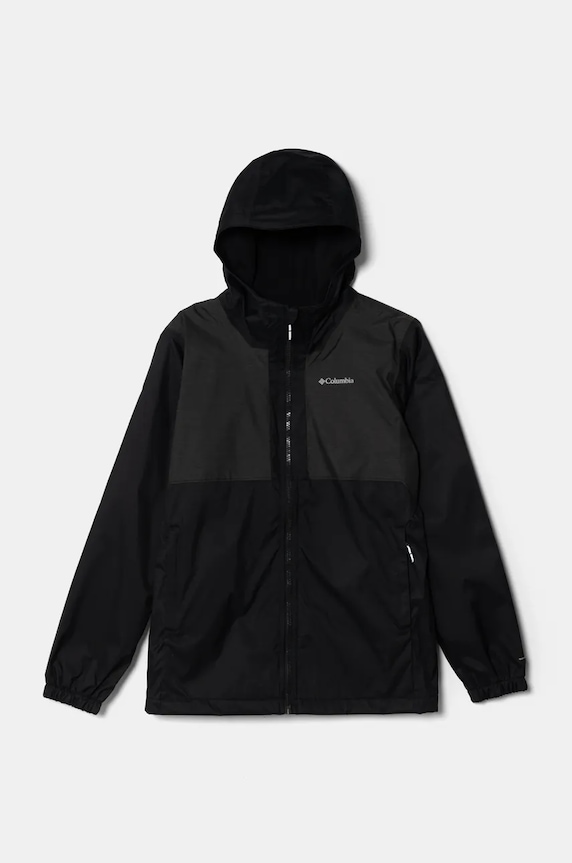 Παιδικό μπουφάν Columbia Rainy Trails άλλο μαύρο 2090101