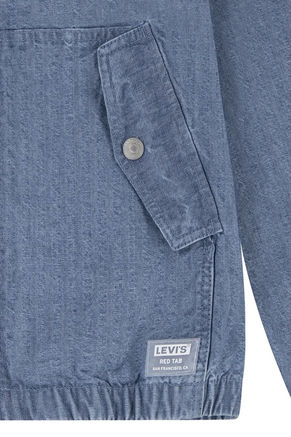 Chlapec Detská rifľová bunda Levi's SUTRO FULL ZIP JACKET 9EM380 modrá