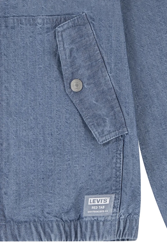 Chlapec Detská rifľová bunda Levi's SUTRO FULL ZIP JACKET 9EM380 modrá