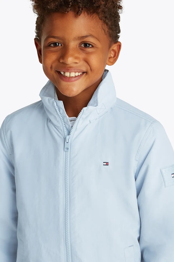 Tommy Hilfiger kurtka dziecięca KB0KB09593.PPYA niebieski