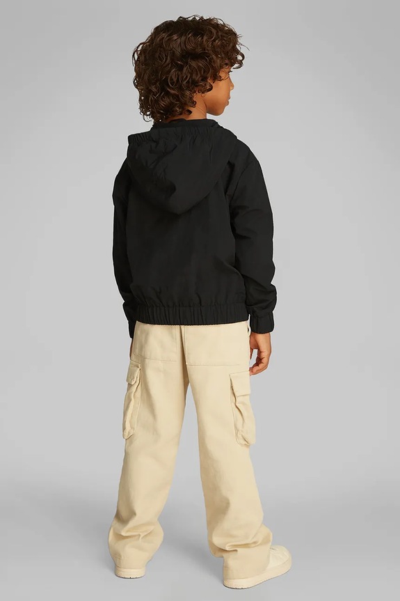 Dětská bunda Calvin Klein Jeans černá IB0IB02500.128.176.PPYA