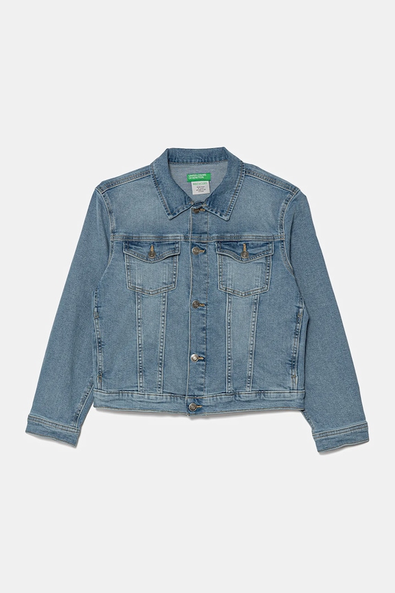 United Colors of Benetton gyerek farmerkabát nem bélelt kék 25ONCN062.G.Seasonal