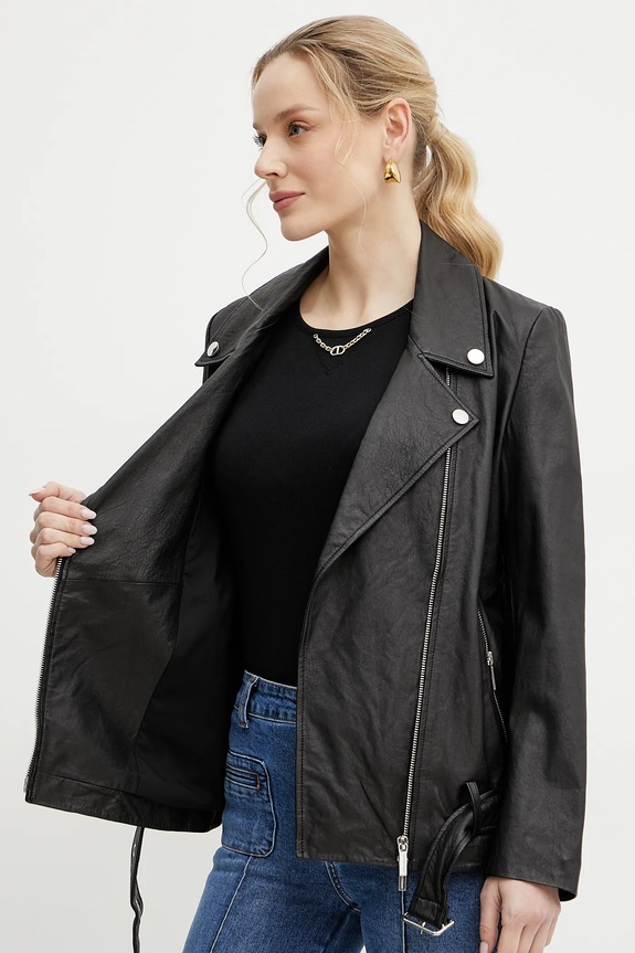 Armani Exchange ramoneska skórzana XW000218.AF10854