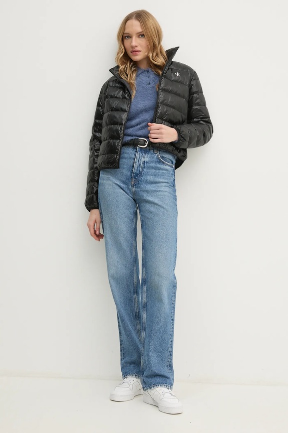 Μπουφάν Calvin Klein Jeans J20J224698 μαύρο SS25