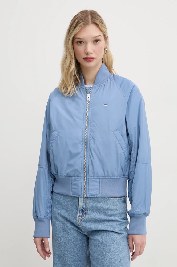 Μπουφάν bomber Tommy Jeans άλλο μπλε DW0DW19316