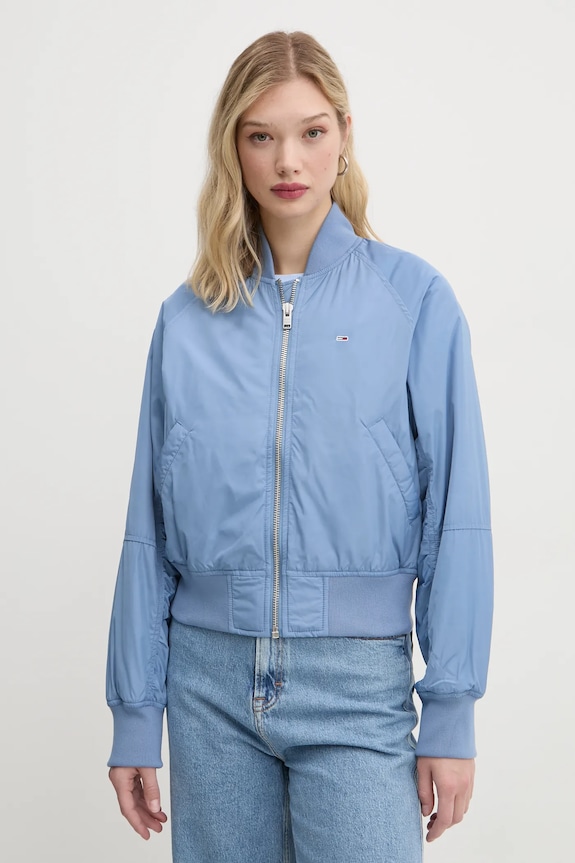 Μπουφάν bomber Tommy Jeans άλλο μπλε DW0DW19316