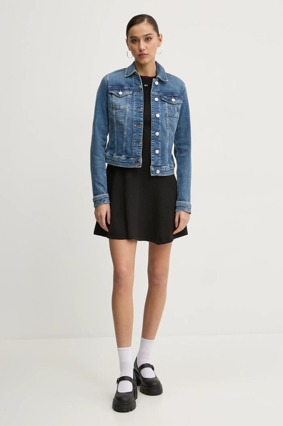 Τζιν μπουφάν Tommy Jeans DW0DW20158 μπλε SS25