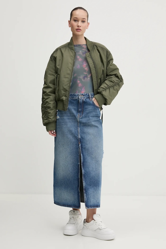 HUGO geaca bomber 50529001 verde SS25