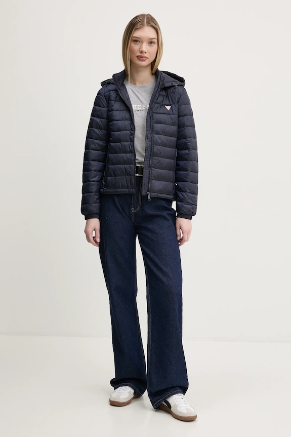 Bunda Guess Jeans W5RL99.WHAB2 námořnická modř SS26