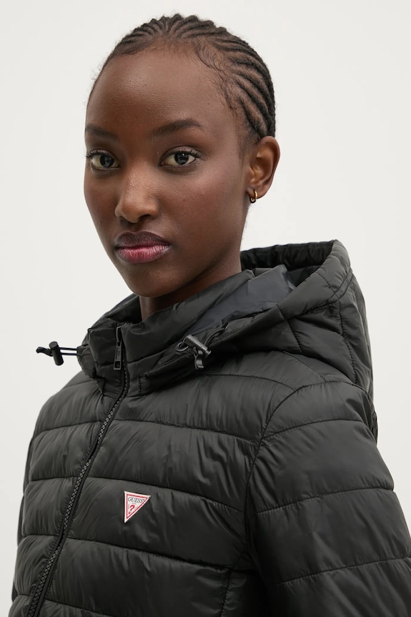 Bunda Guess Jeans černá W5RL99.WHAB2