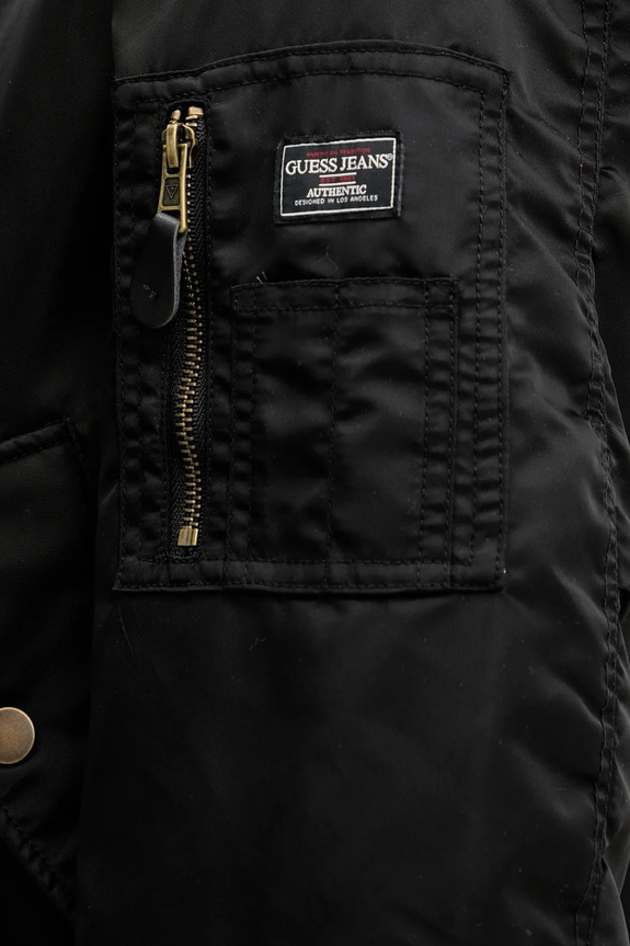 Guess Jeans giacca bomber nero W5RL81.WHAA2