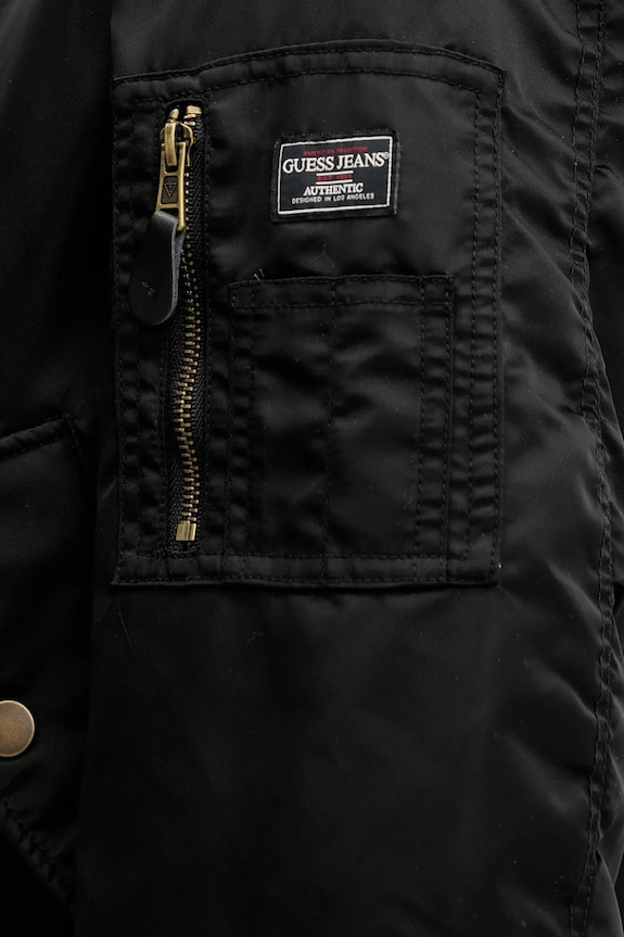 Guess Jeans giacca bomber nero W5RL81.WHAA2