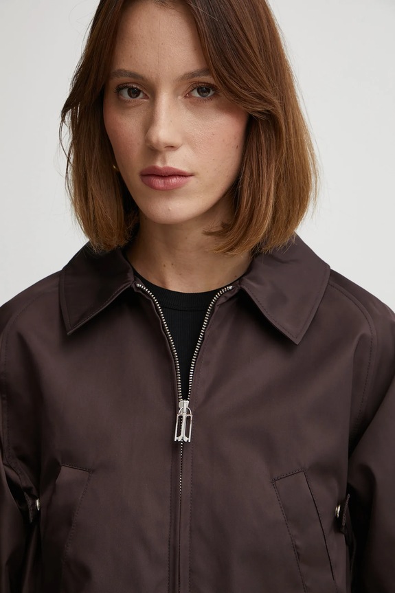 Victoria Beckham kurtka brązowy 1125WJK006259A