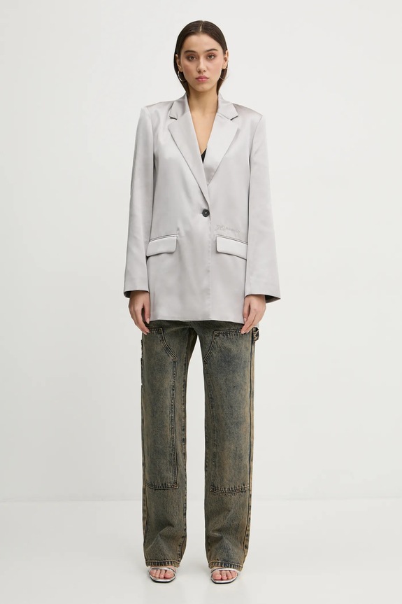 Karl Lagerfeld Jeans marynarka A1W14041 szary SS25