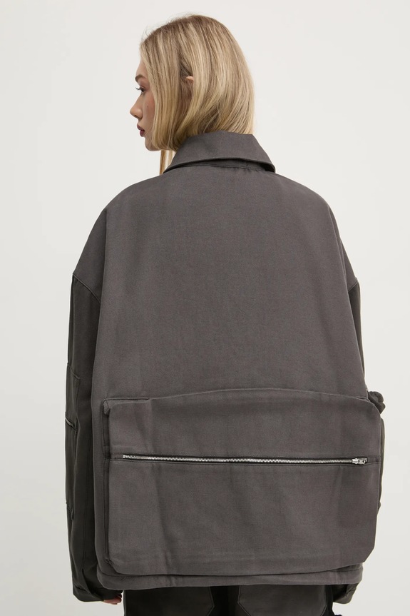 Ρούχα Βαμβακερό μπουφάν Karl Lagerfeld Jeans A1W15051 μαύρο