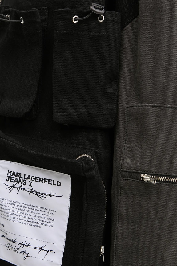 Βαμβακερό μπουφάν Karl Lagerfeld Jeans A1W15051